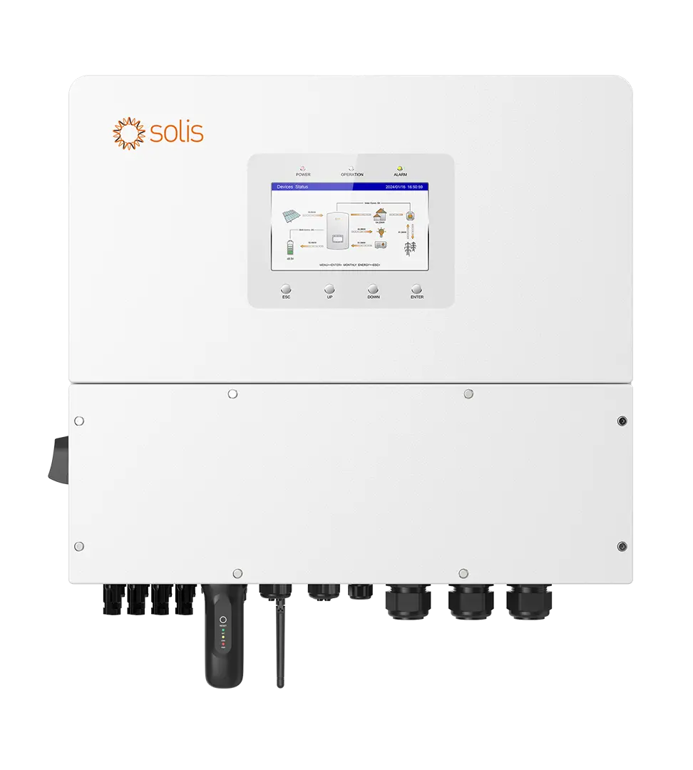 Solis S6-EH3P20K-H 20 kW trīsfāžu augstsprieguma hibrīdais invertors