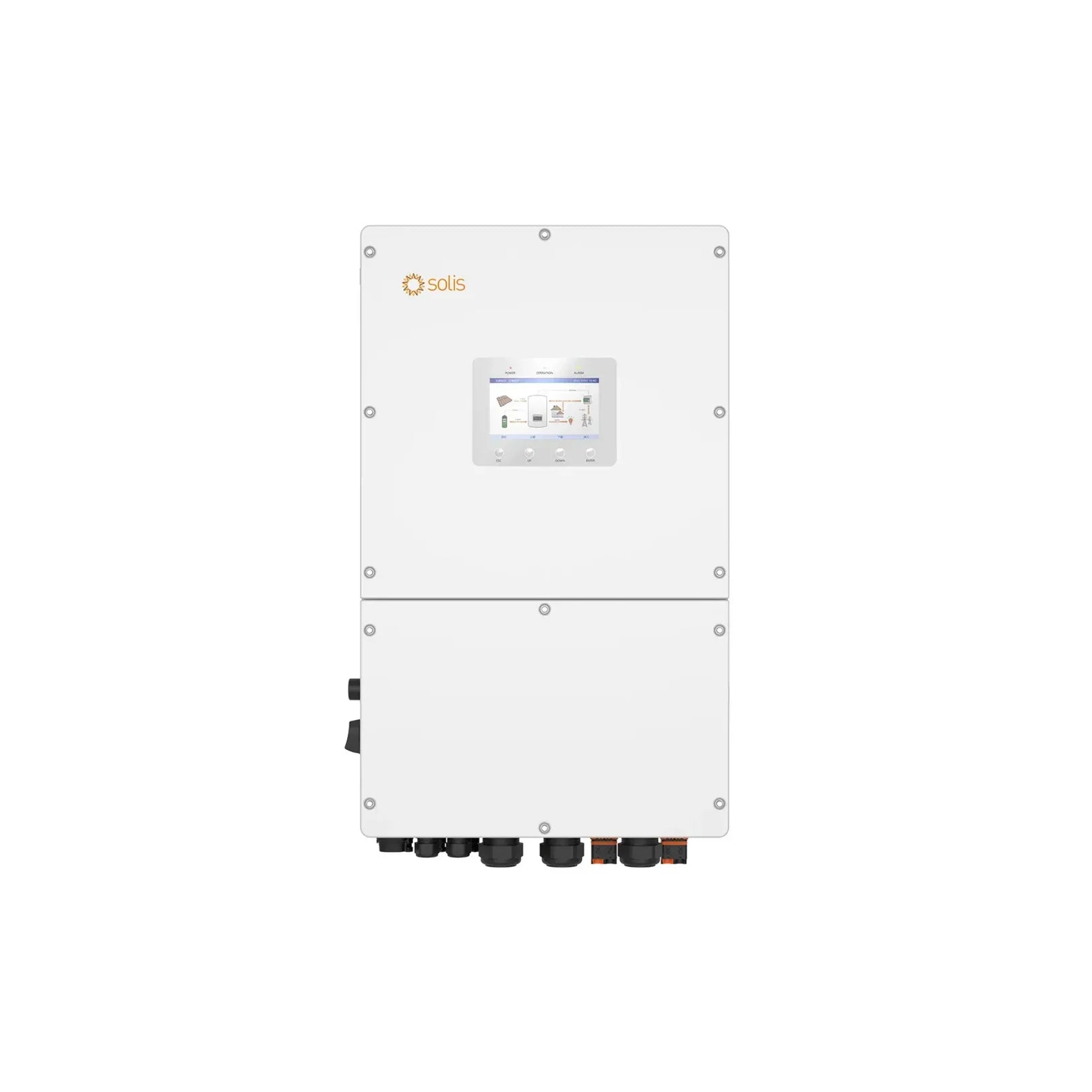 Solis S6-EH3P30K-H 30 kW trīsfāžu augstsprieguma hibrīdais invertors